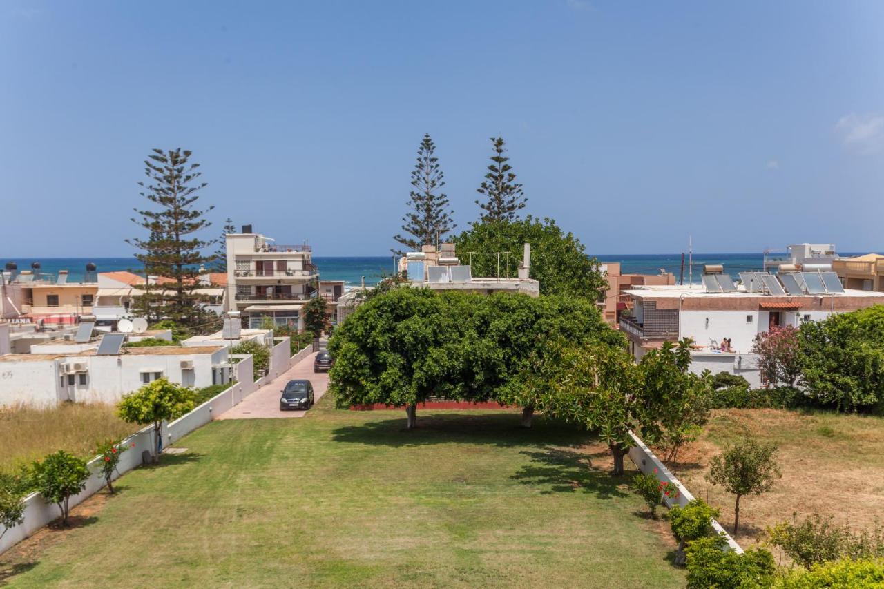 Christine Seaside Apartments In Chania Stalós Buitenkant foto